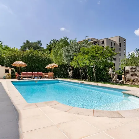 Inti - Piscine, Jardin, Bbq - Proche Cannes أنتيب