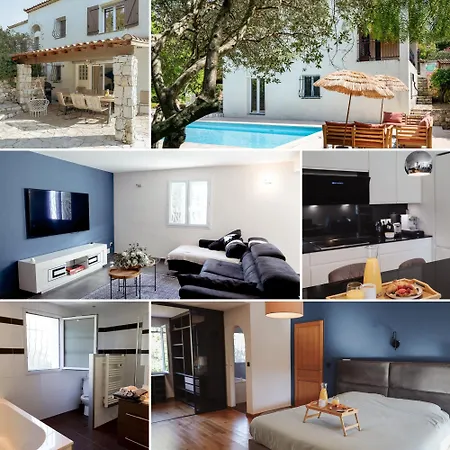 Willa Inti - Piscine, Jardin, Bbq - Proche Cannes *