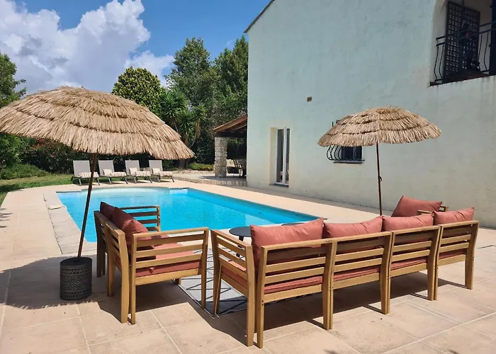 Inti - Piscine, Jardin, Bbq - Proche Cannes *