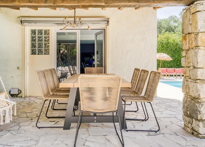 Inti - Piscine, Jardin, Bbq - Proche Cannes Antibes
